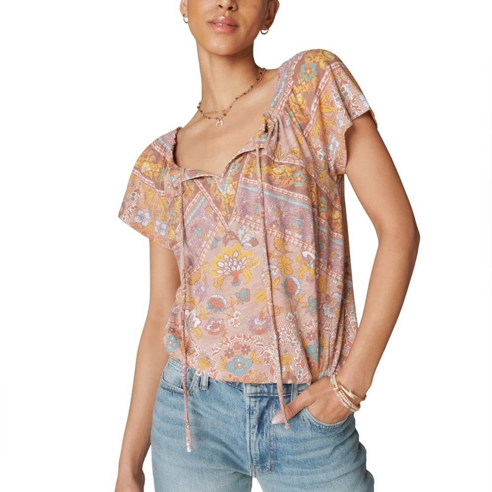 Lucky Brand Bohemian Floral Top M